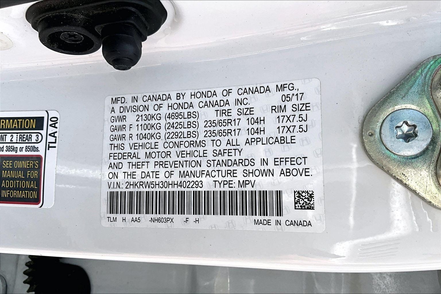 Used 2017 Honda CR-V LX image 32