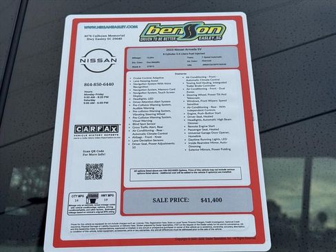 Used 2023 Nissan Armada SV w/ Cargo Package image 25