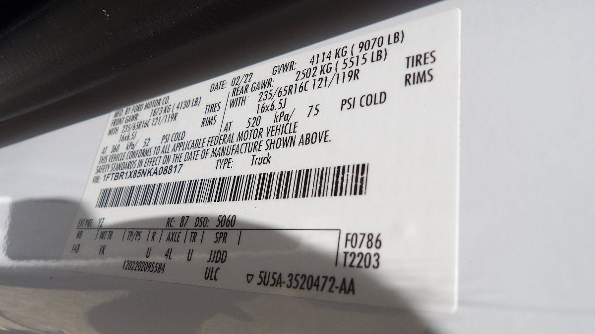 Used 2022 Ford Transit 250 148 High Roof w/ Load Area Protection Package RWD image 14