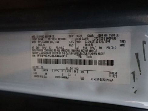 Used 2020 Ford Transit 350 148 High Roof Extended w/ Load Area Protection Package image 19