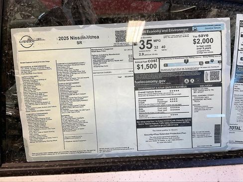 New 2025 Nissan Versa SR image 13