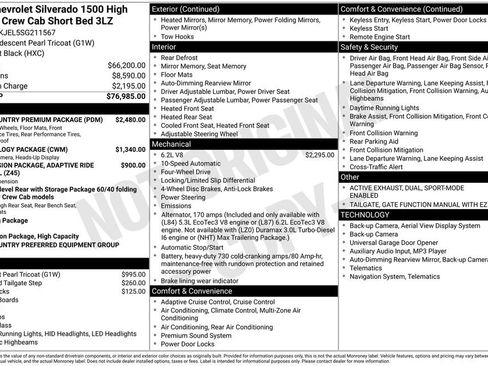 Used 2025 Chevrolet Silverado 1500 High Country w/ High Country Premium Package image 6