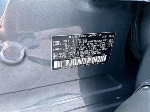 Used 2020 Subaru Ascent Limited w/ Technology Package AWD/4WD image 20