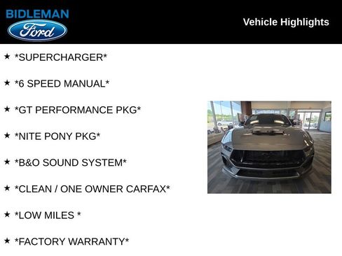 Used 2025 Ford Mustang GT Premium w/ GT Performance Package RWD image 10