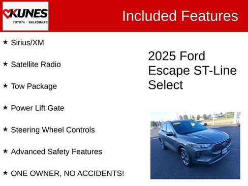 Used 2025 Ford Escape ST-Line Select AWD/4WD image 3