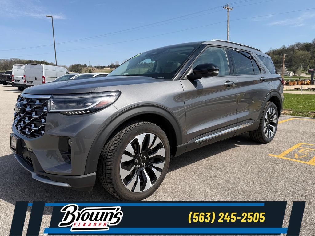 Used 2025 Ford Explorer Platinum w/ LUX Leather Package AWD/4WD image 1