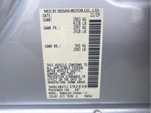 Used 2020 Nissan Altima 2.5 S FWD image 20