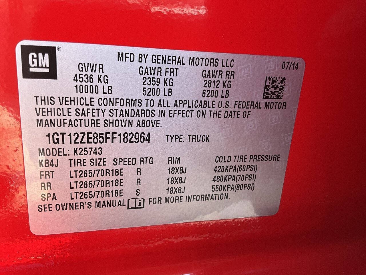 Used 2015 GMC Sierra 2500 SLT w/ Duramax Plus Package AWD/4WD image 20