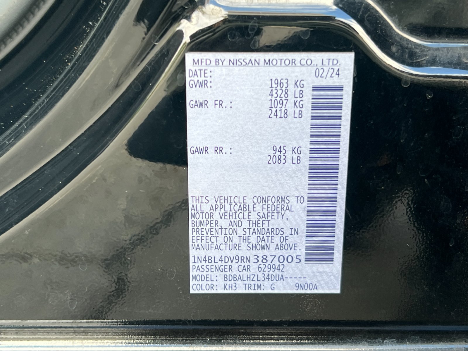 Used 2024 Nissan Altima 2.5 SV FWD image 26