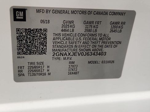 Used 2018 Chevrolet Equinox LT FWD image 3