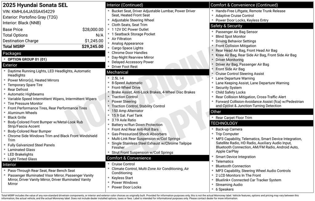 Used 2025 Hyundai Sonata SEL FWD image 5