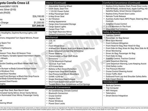 Used 2024 Toyota Corolla Cross LE image 4