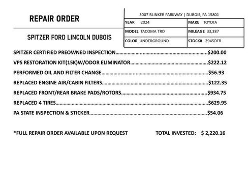 Used 2024 Toyota Tacoma TRD Off-Road image 13