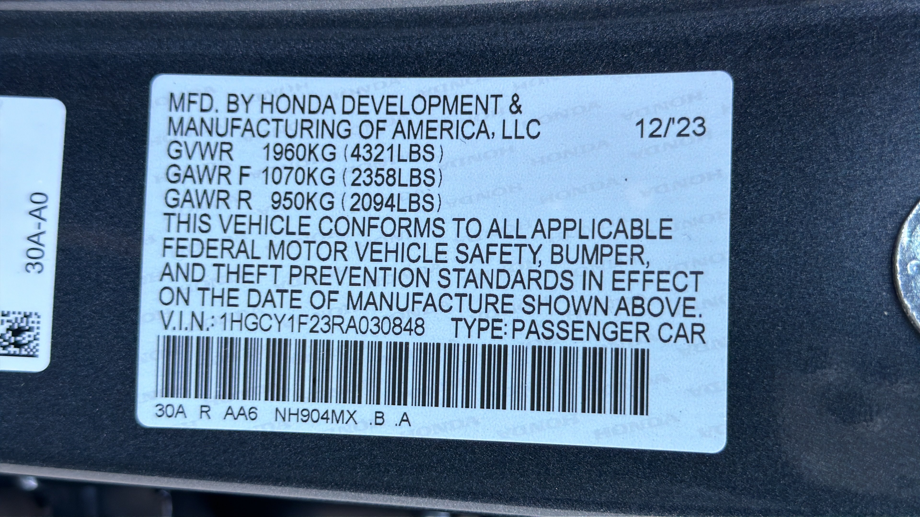 Used 2024 Honda Accord LX image 30