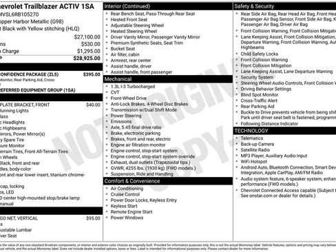 Used 2024 Chevrolet TrailBlazer ACTIV w/ Driver Confidence Package FWD image 3