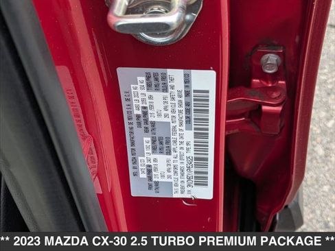 Used 2023 MAZDA CX-30 2.5 Turbo w/ Premium Package AWD/4WD image 22