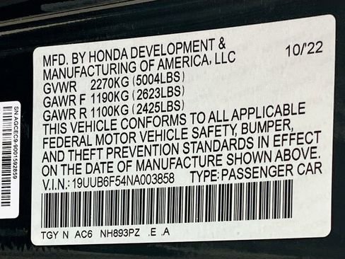 Used 2022 Acura TLX SH-AWD w/ A-SPEC Pkg image 34