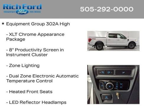 Certified 2023 Ford F150 XLT w/ Equipment Group 302A High AWD/4WD image 22