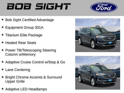 Used 2023 Ford Edge Titanium w/ Equipment Group 301A AWD/4WD image 3