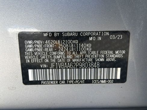 Used 2023 Subaru WRX AWD/4WD image 45