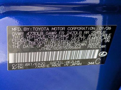 Used 2026 Lexus IS 350 F Sport w/ Accessory Package Z1 RWD image 26