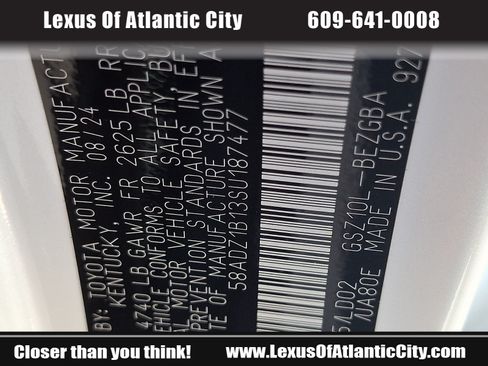 Used 2025 Lexus ES 350 w/ Premium Package FWD image 28