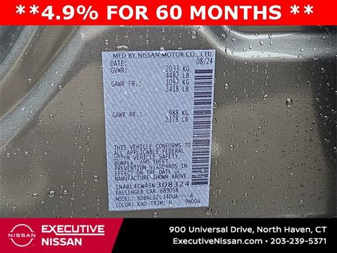 New 2025 Nissan Altima 2.5 SR image 9