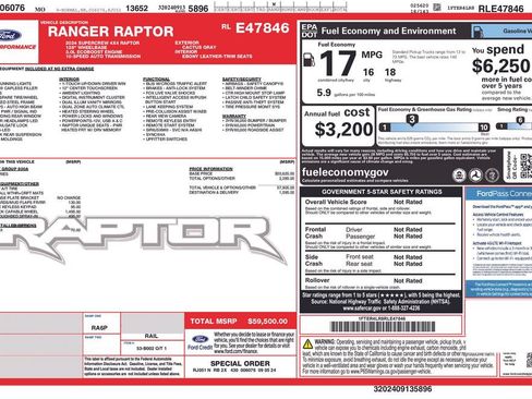 Used 2024 Ford Ranger Raptor AWD/4WD image 7