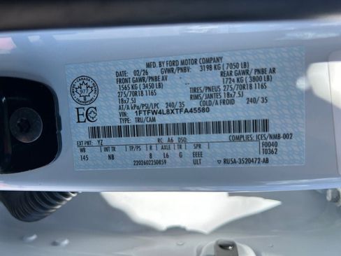 Used 2026 Ford F150 Tremor w/ Equipment Group 402B MID AWD/4WD image 37