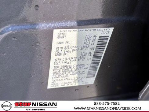 Certified 2020 Nissan Murano SL w/ Moonroof Package image 20