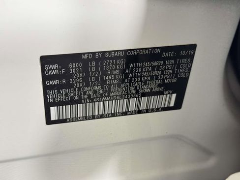 Used 2020 Subaru Ascent Premium w/ Sport Package image 16