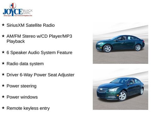 Certified 2014 Chevrolet Cruze LT FWD image 10