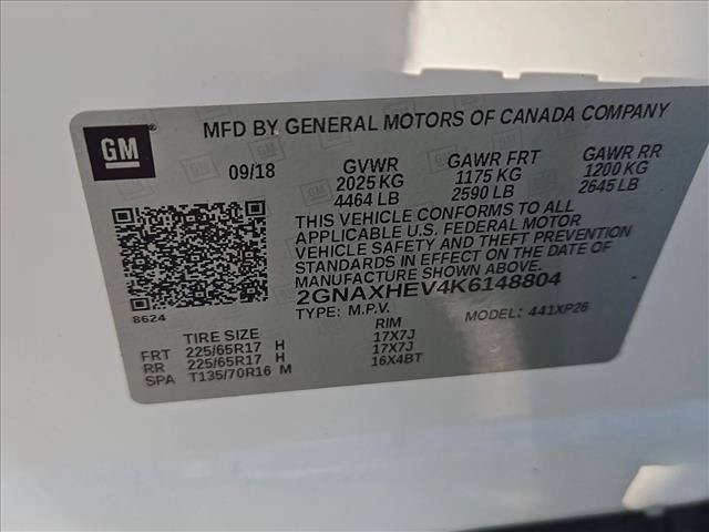 Used 2019 Chevrolet Equinox LS w/ LS Convenience Package FWD image 11