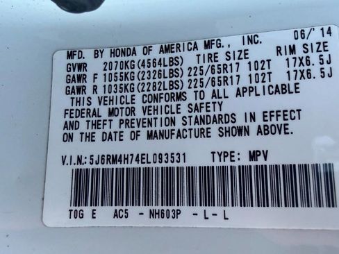 Used 2014 Honda CR-V EX-L image 80