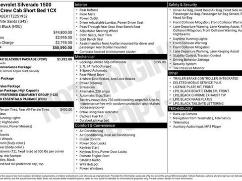 Used 2026 Chevrolet Silverado 1500 Custom w/ Turbomax Blackout Package image 36