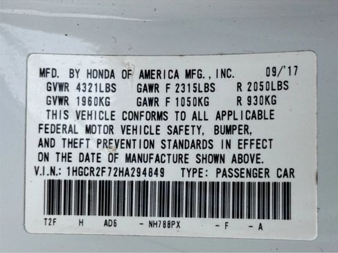 Used 2017 Honda Accord EX image 20