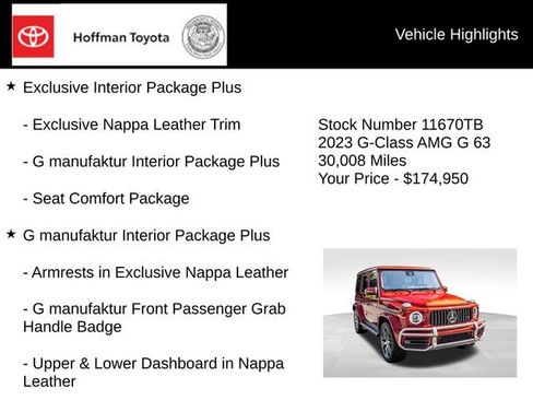 Used 2023 Mercedes-Benz G 63 AMG 4MATIC image 5