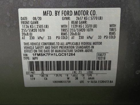 Used 2020 Ford Explorer Limited RWD image 33