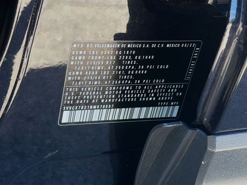 Certified 2022 Volkswagen Taos S FWD image 37