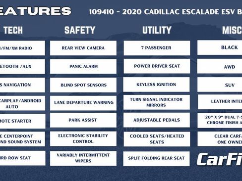 Used 2020 Cadillac Escalade ESV 4WD image 35