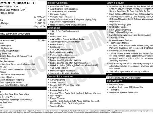 Used 2025 Chevrolet TrailBlazer LT FWD image 9
