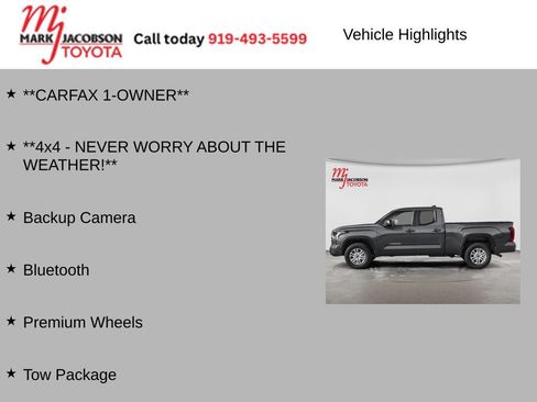 Used 2024 Toyota Tundra SR5 w/ SR5 Premium Package AWD/4WD image 7