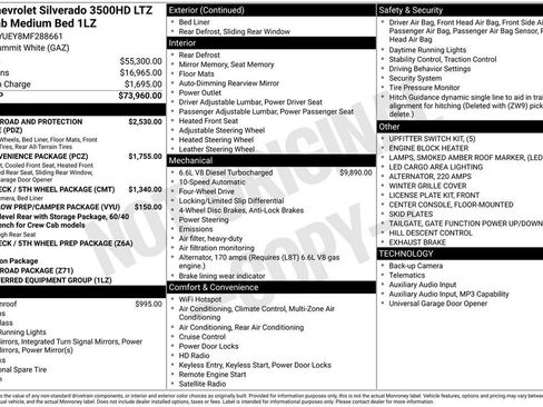 Used 2021 Chevrolet Silverado 3500 LTZ image 7