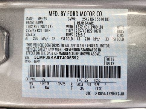 New 2026 Lincoln Nautilus Reserve w/ Jet Appearance Package image 24