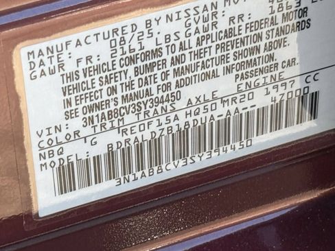 Used 2025 Nissan Sentra SV FWD image 29