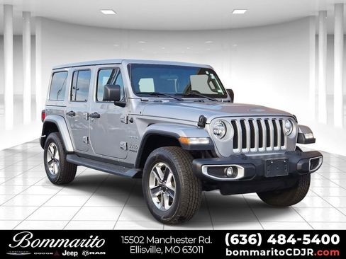 Used 2021 Jeep Wrangler Unlimited Sahara w/ Cold Weather Group image 1