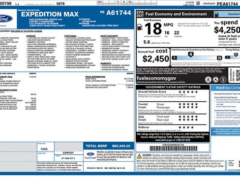 Used 2023 Ford Expedition Max Limited AWD/4WD image 2