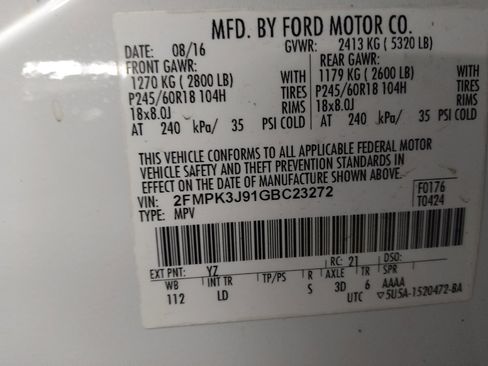 Used 2016 Ford Edge SEL w/ Equipment Group 201A image 33