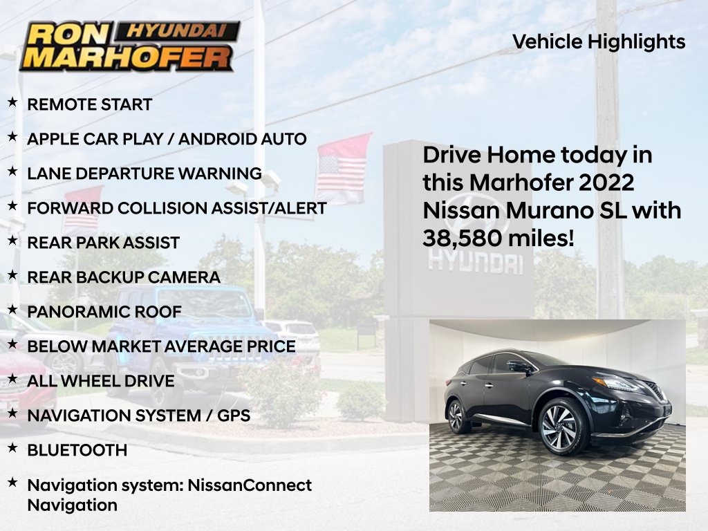 Used 2022 Nissan Murano SL AWD/4WD image 14