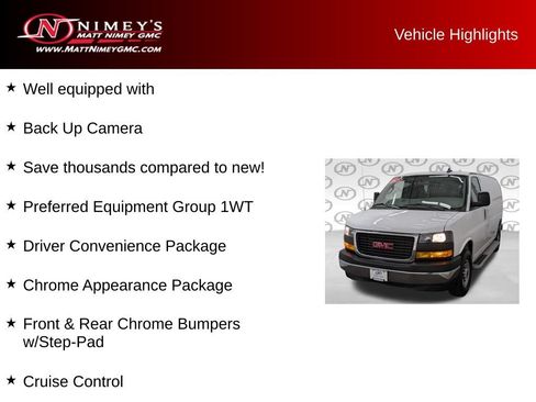 Used 2025 GMC Savana 2500 w/ Driver Convenience Package RWD image 6